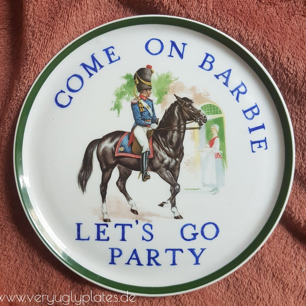 come in barbie wall plate