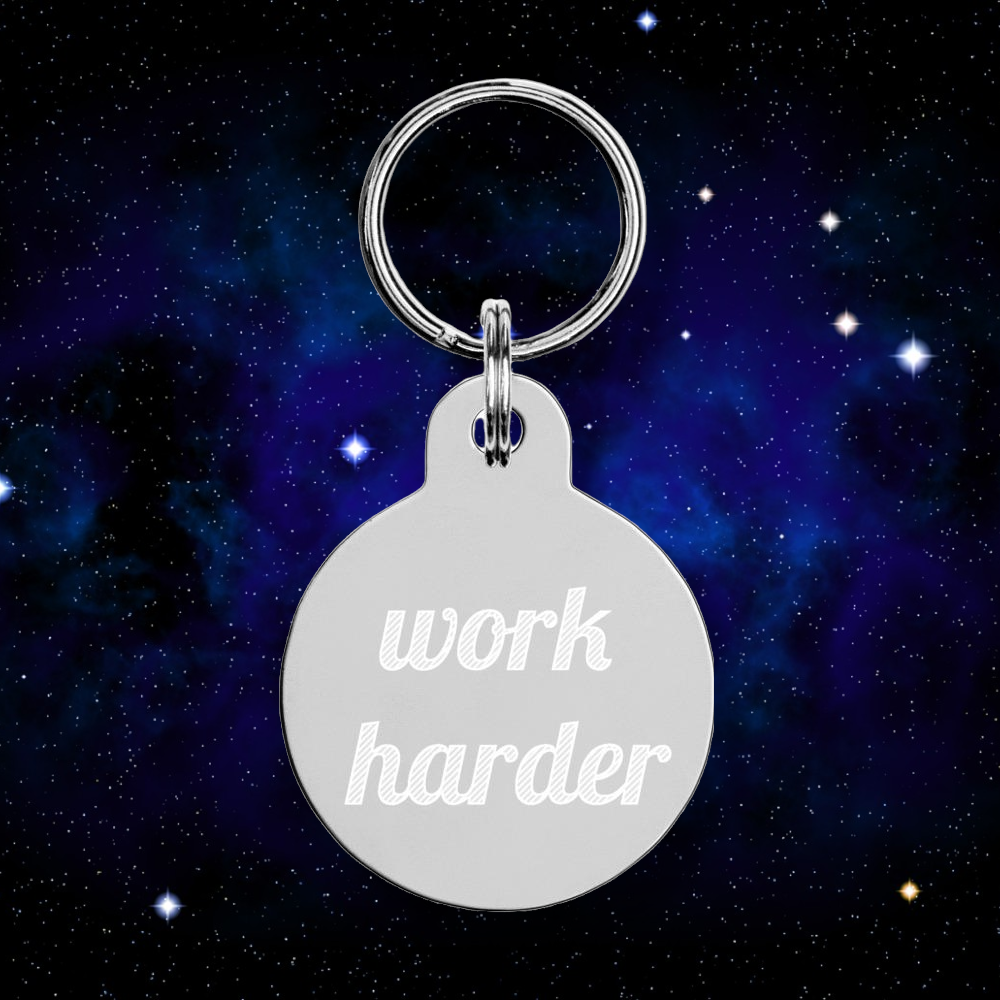 pet tag with message from your pet