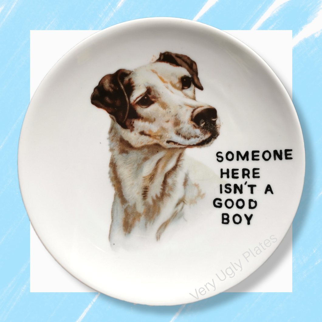 good boy wall plate