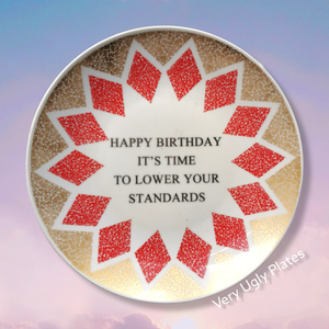 birthday wall plate