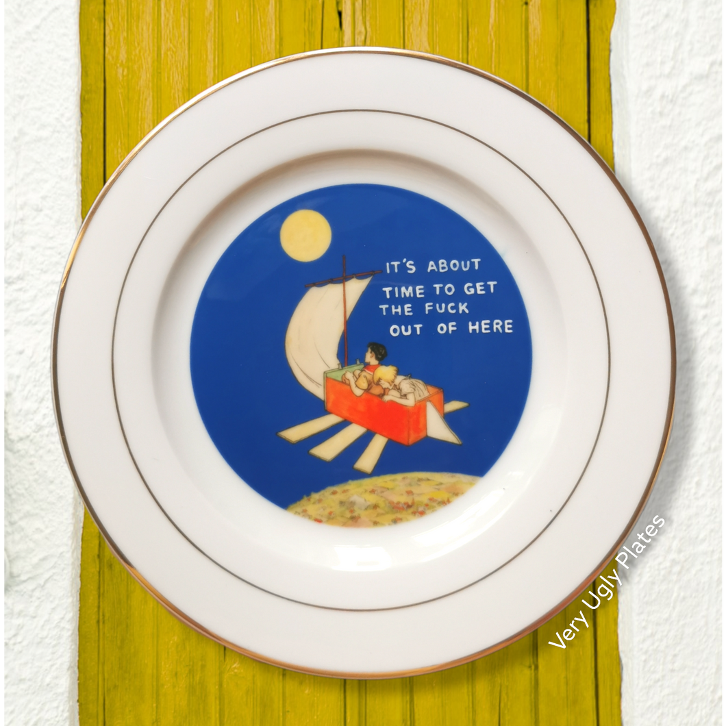 it's about time wall plate