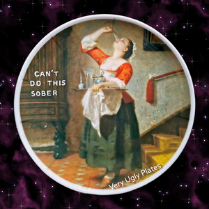 can't do this sober wall plate
