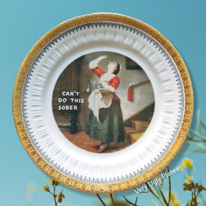 can't do this sober wall plate