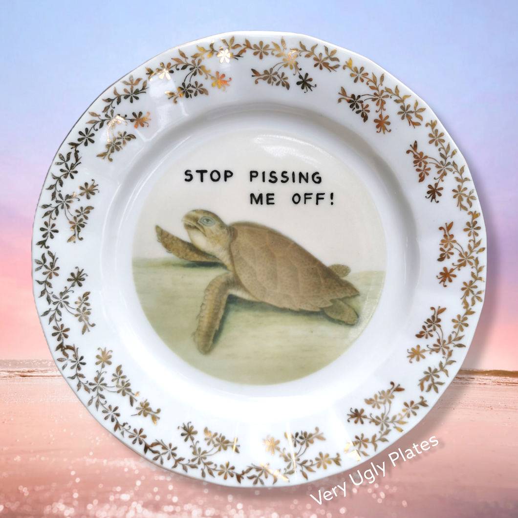 stop pissing me off wall plate