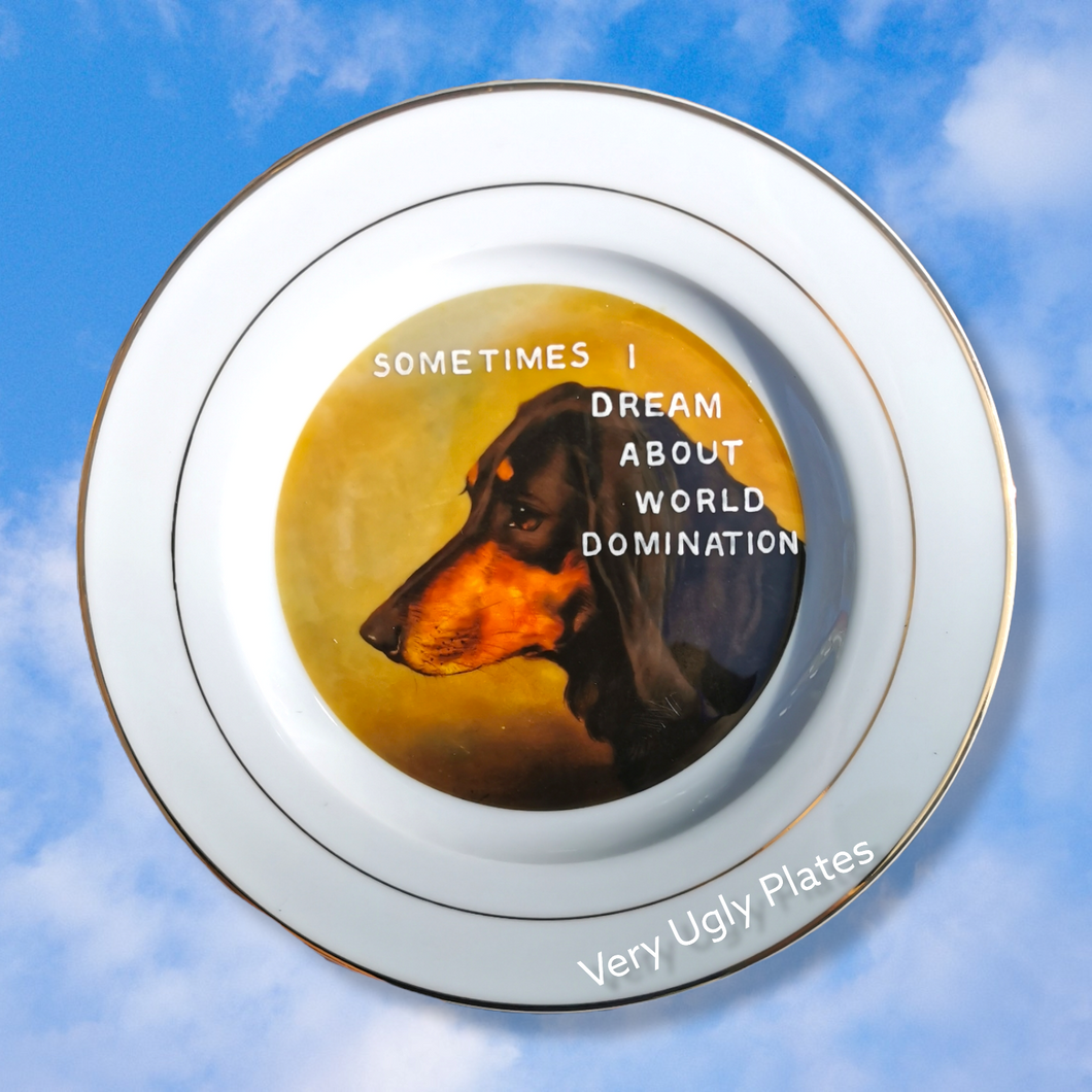 world domination wall plate