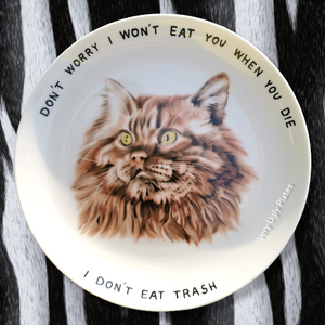 trash kitty wall plate