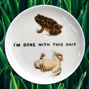 i'm done with this shit wall plate