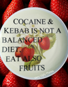 balanced diet wall plate