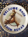 welcome back from rehab mini plate