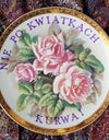 nie po kwiatkach wall plate