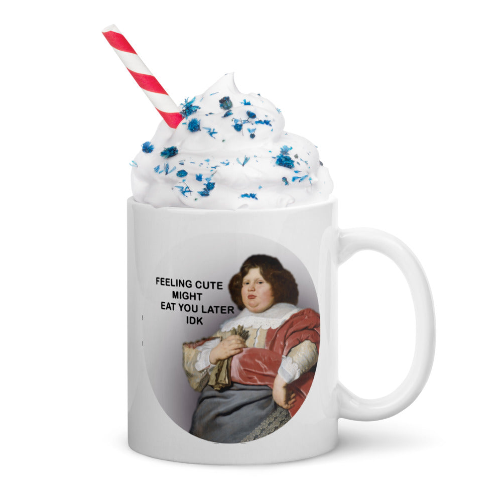 feeling cute mug